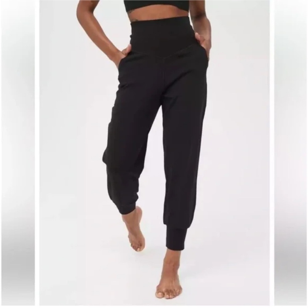Aerie OFFLINE Real Me Joggers Black High Rise Size Small